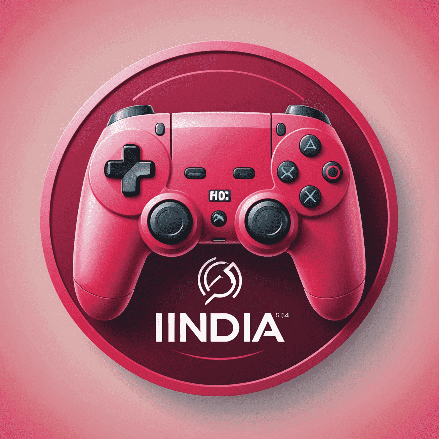 Game Workspace India logo featuring a stylized game controller icon in red and pink colors