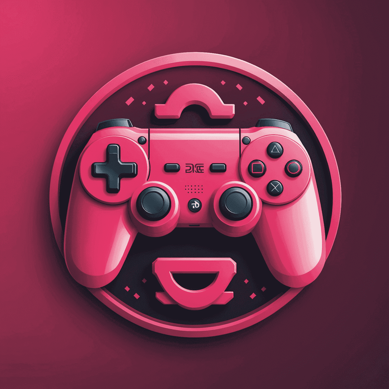 Game Workspace India logo featuring a stylized game controller icon in red and pink colors