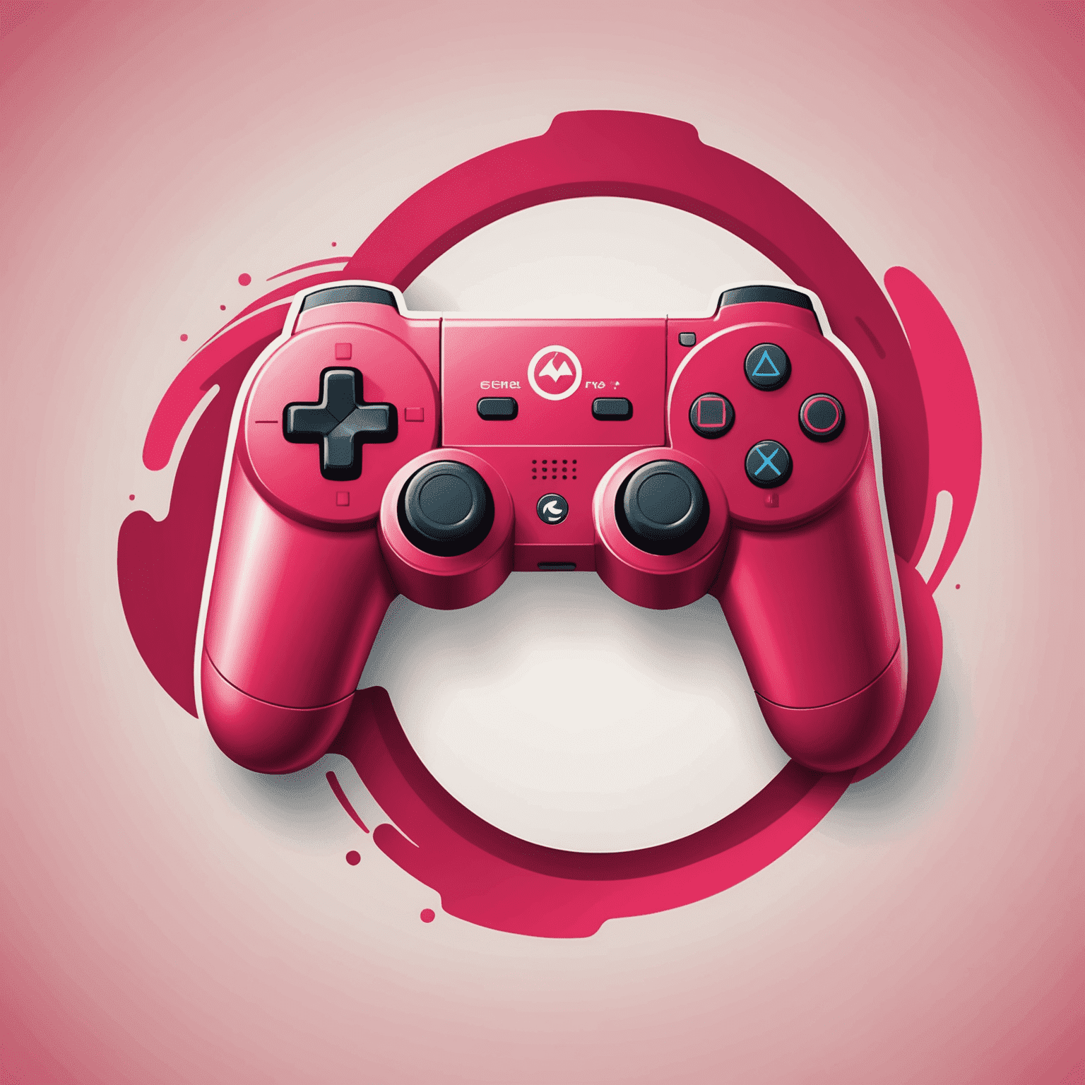 Game Workspace India logo featuring a stylized game controller icon in red and pink colors