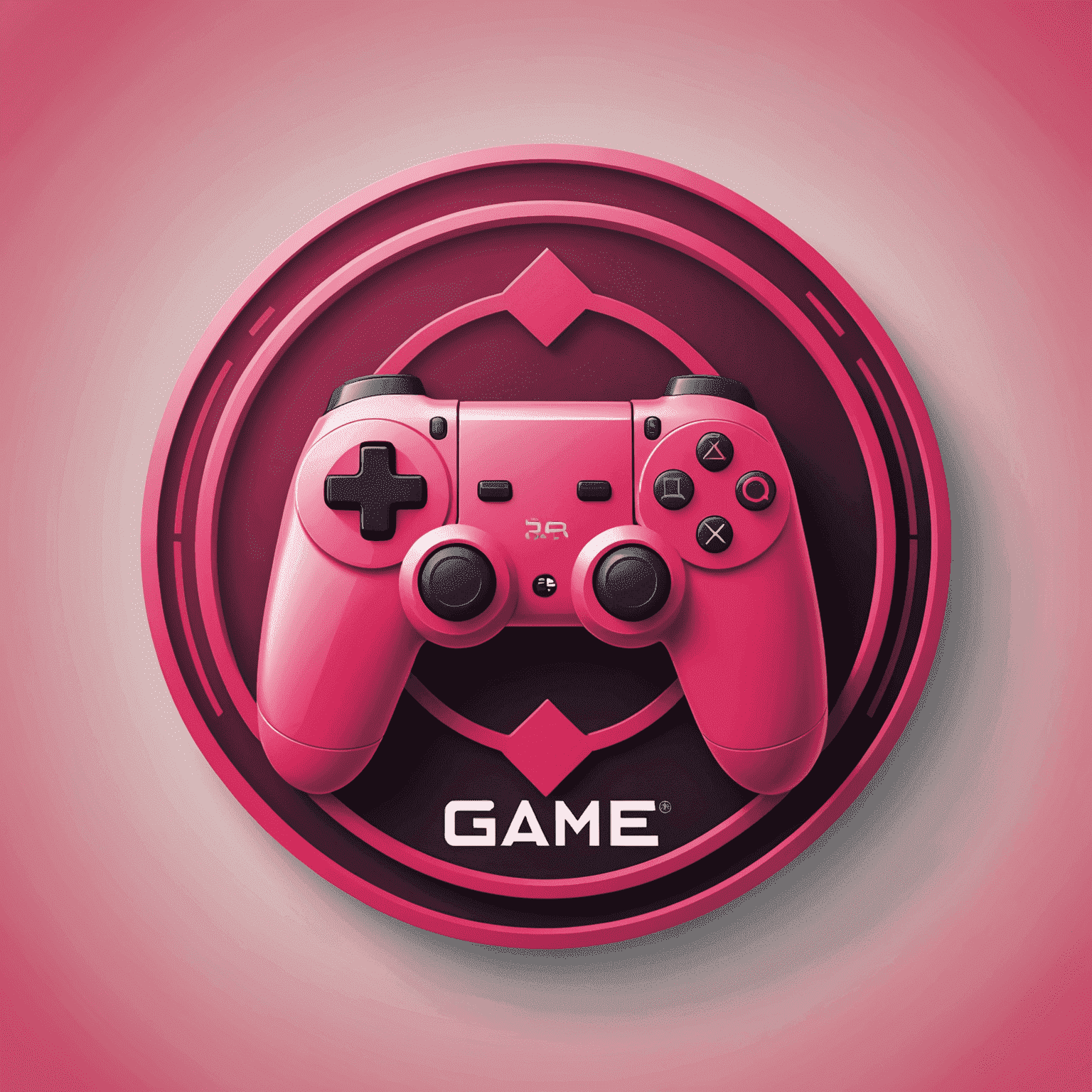 Game Workspace India logo featuring a stylized game controller icon in red and pink colors