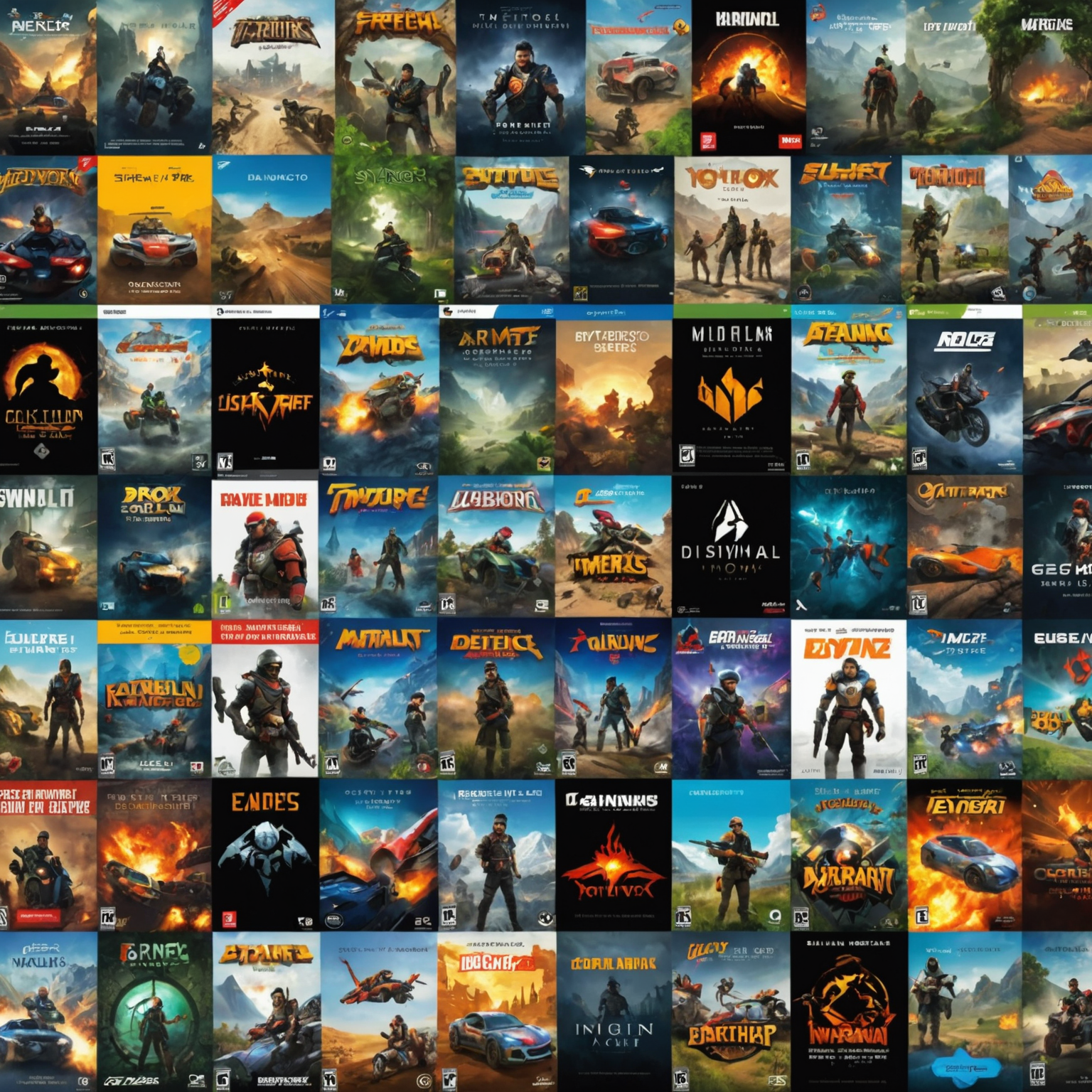 A montage of various video game screenshots and box art, representing the wide range of games reviewed and recommended for Indian gamers